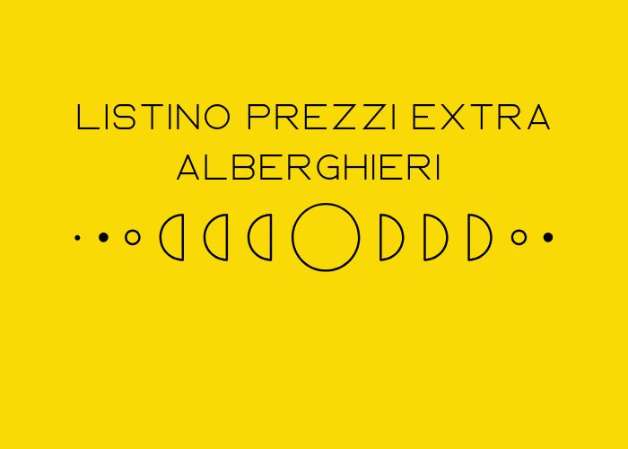 Protetto Listino Prezzi per Extra consigliati