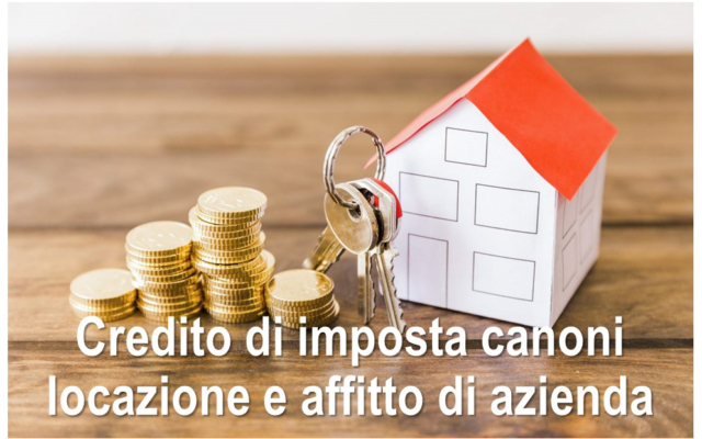 Protetto Credito di imposta canoni locazione e affitto di azienda – perdita di fatturato – Risposta ad interpello dell’Agenzia delle entrate n. 186 del 17 marzo 2021