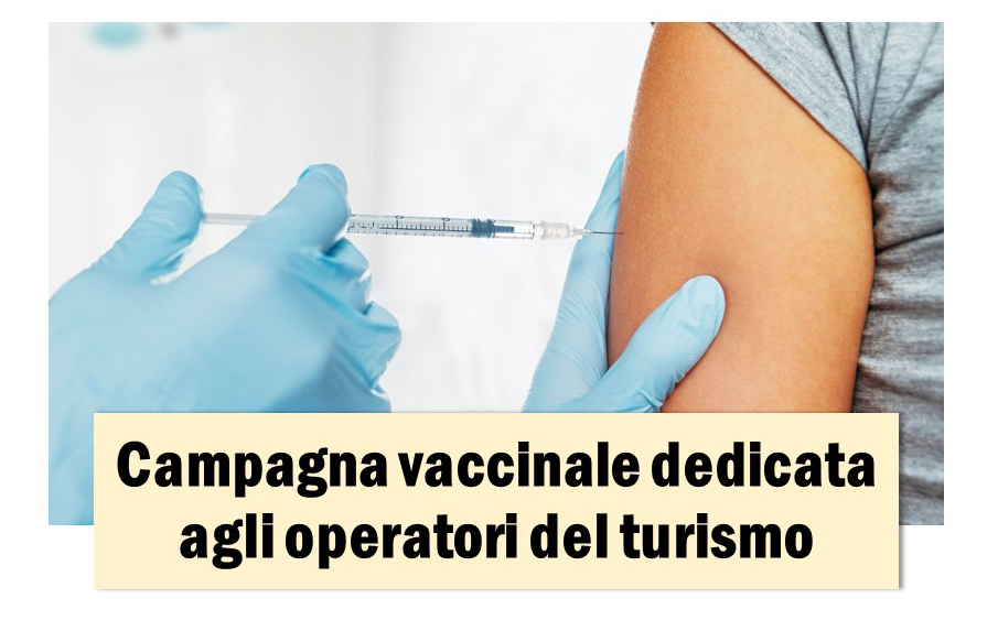 Modalità di vaccinazione dedicata agli operatori del turismo