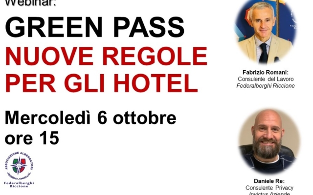 Protetto GREEN PASS: nuove regole per gli Hotel in vigore dal 15 ottobre (VIDEO del webinar)