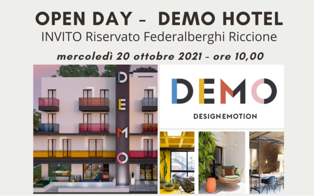 Open day DEMO Hotel – riservato Federalberghi Riccione