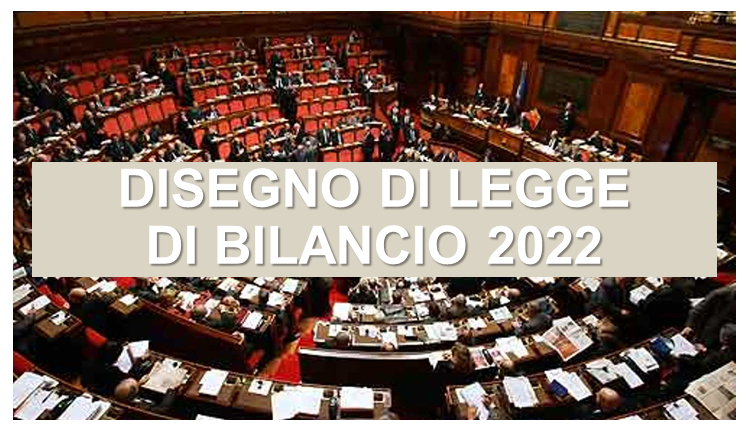 Protetto Disegno di legge di bilancio 2022 – approvazione in Consiglio dei Ministri