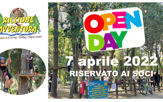 7 aprile 2022 – Open Day: PARCO RICCIONE AVVENTURA