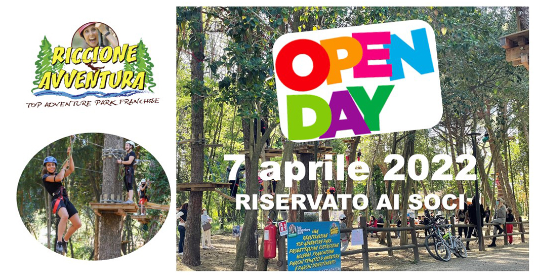 7 aprile 2022 – Open Day: PARCO RICCIONE AVVENTURA
