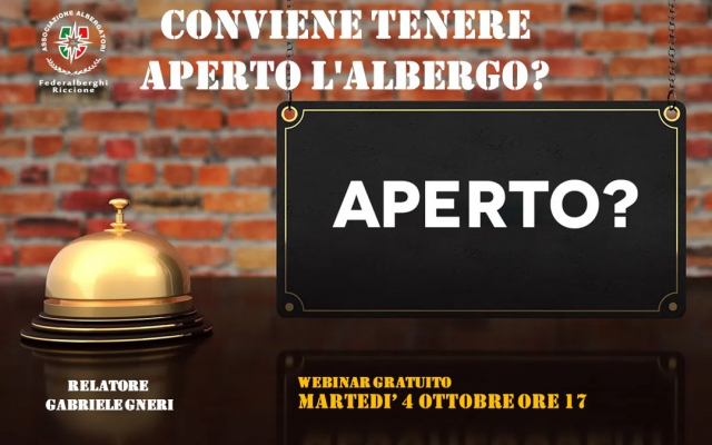Video| CONVIENE TENERE APERTO L’ALBERGO? (4/10/2022)
