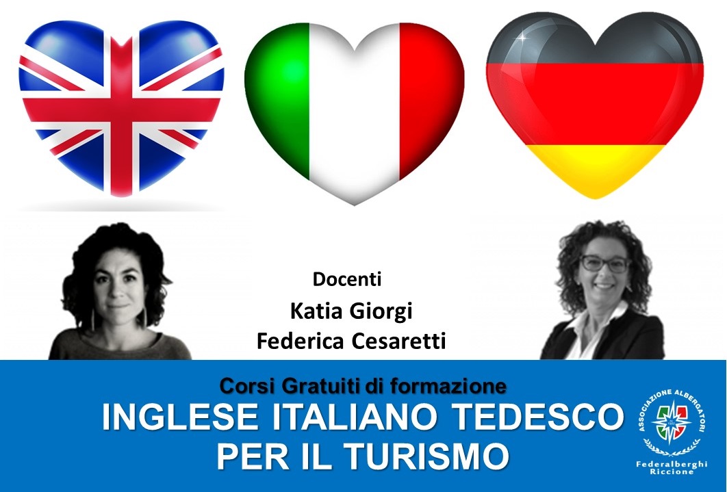 CORSI DI INGLESE, TEDESCO e ITALIANO PER IL TURISMO (Ottobre 2023) 