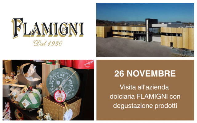 Visita all’azienda dolciaria FLAMIGNI con degustazione prodotti – 26 novembre 2024