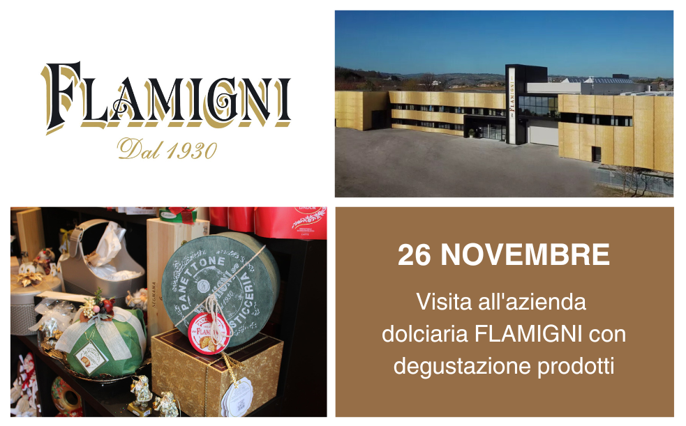 Visita all’azienda dolciaria FLAMIGNI con degustazione prodotti – 26 novembre 2024