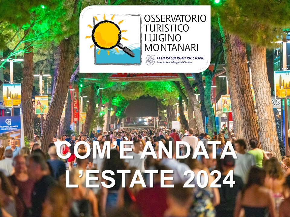 DATI OSSERVATORIO TURISTICO ESTATE 2024