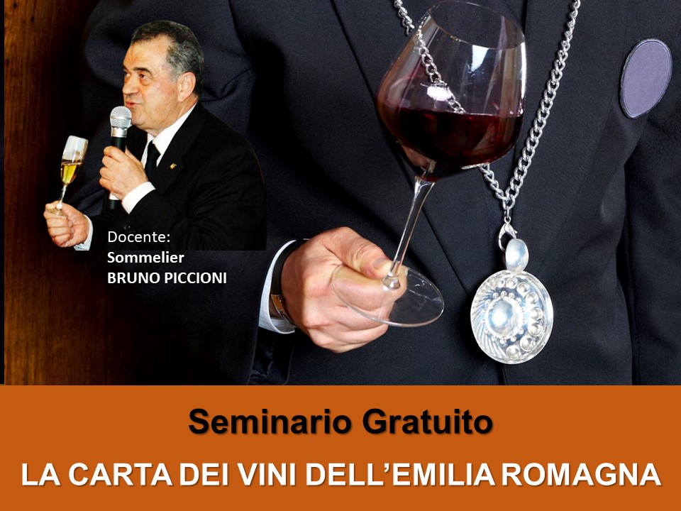 Seminario: LA CARTA DEI VINI DELL’EMILIA ROMAGNA