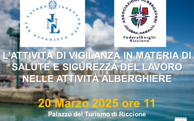 L’ATTIVITÀ DI VIGILANZA IN MATERIA DI SALUTE E SICUREZZA DEL LAVORO NELLE ATTIVITÀ ALBERGHIERE