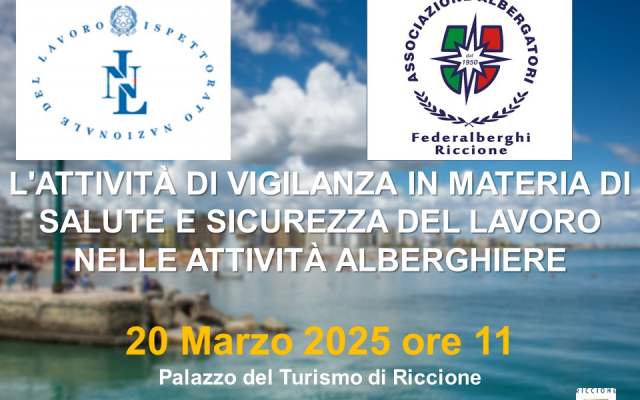 L’ATTIVITÀ DI VIGILANZA IN MATERIA DI SALUTE E SICUREZZA DEL LAVORO NELLE ATTIVITÀ ALBERGHIERE