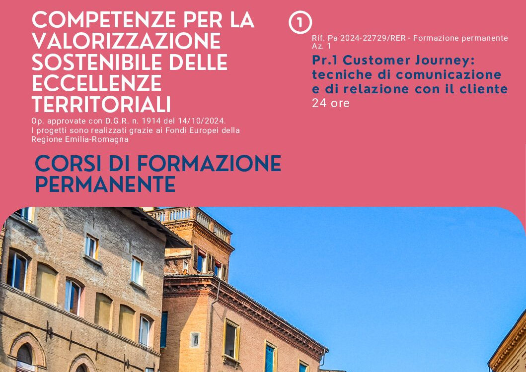 “Customer Journey: tecniche di comunicazione e di relazione con il cliente” – 24 ore – Rimini