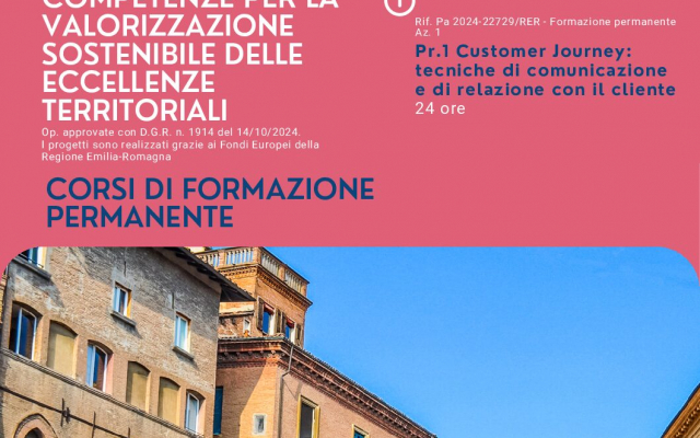 “Customer Journey: tecniche di comunicazione e di relazione con il cliente” – 24 ore – Rimini