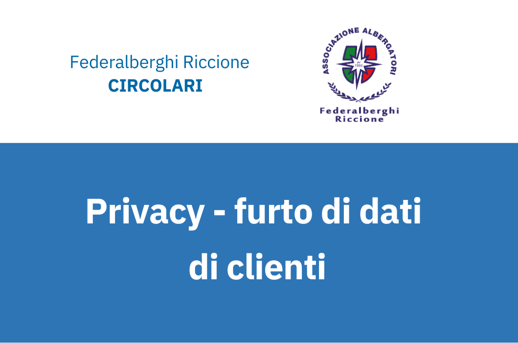 Privacy – furto di dati di clienti Privacy – furto di dati di clienti